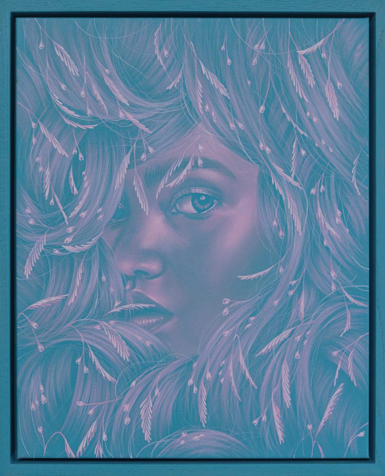 In vivid portraits, Florence Solis invokes the feminine energy in opposition to the background of constraint – Colossal