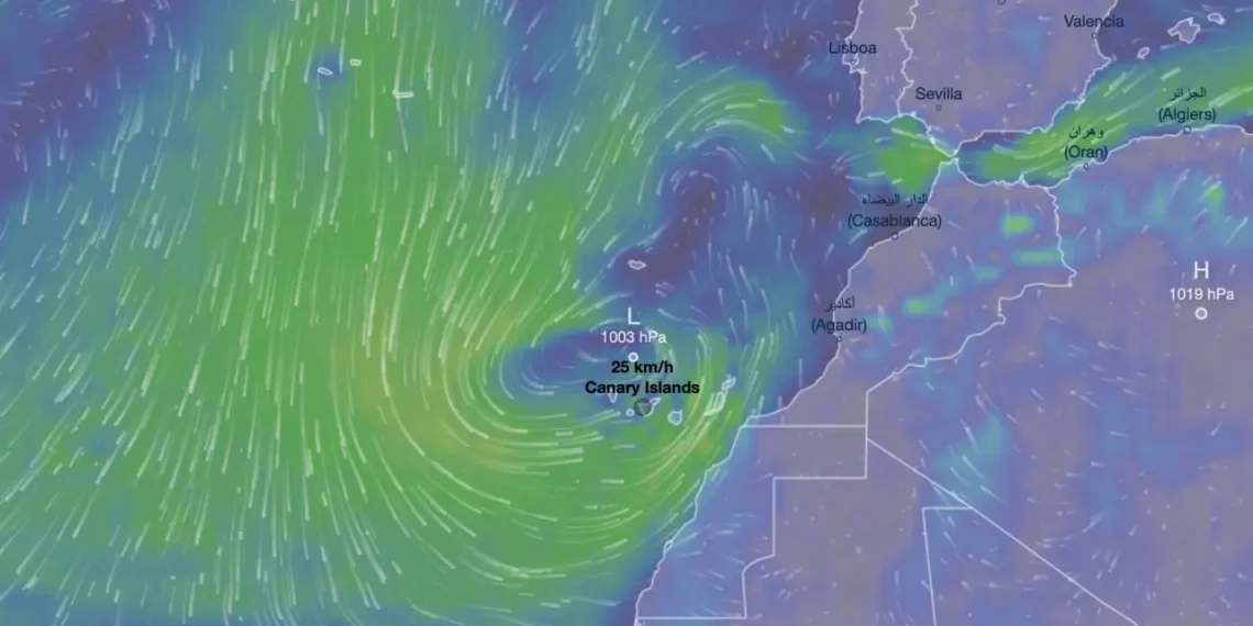 Storm Olivier Disrupts Journey Throughout the Canary Islands