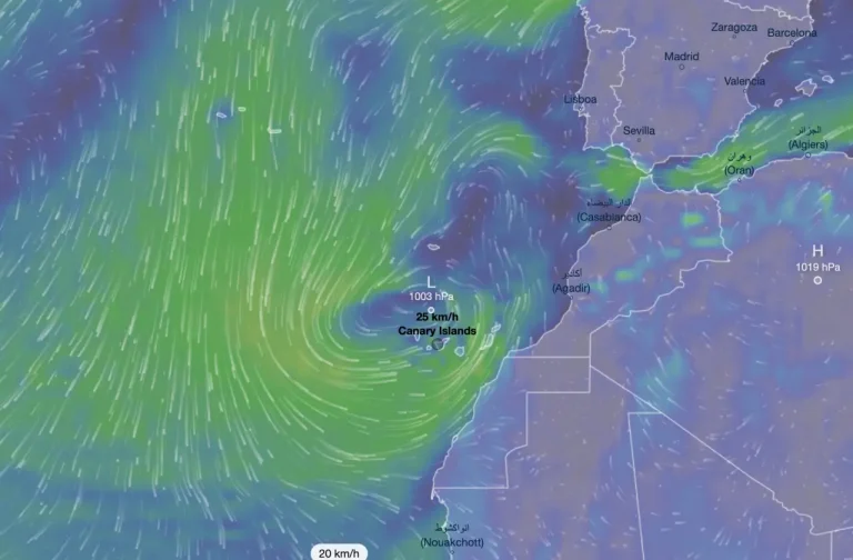 Storm Olivier Disrupts Journey Throughout the Canary Islands