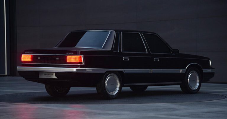 The story behind the Grandeur sedan of 1986 of Hyundai