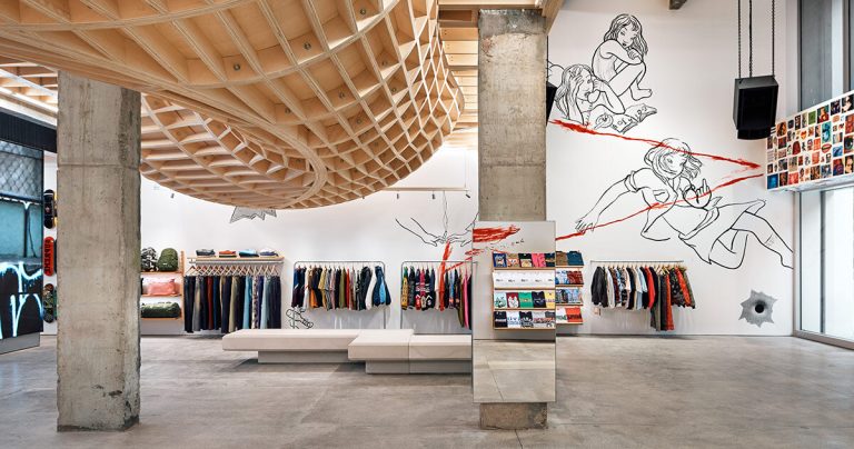 Suprem opens a brand new Miami retailer with a floating skating