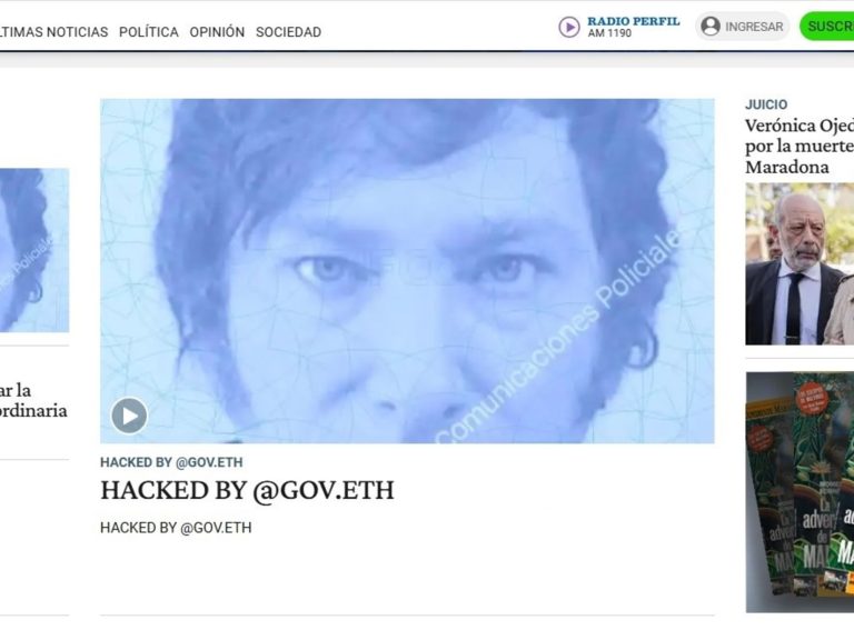 Have printed the photograph with Javier Milei’s ID and Javier’s anti -Semitic messages