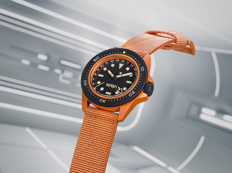 The brand new Unimatic Clock and Massena Lab is a NASA tribute