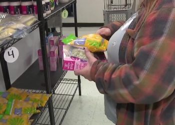 Meals pantry at McDonald Elementary helps college students and households in want