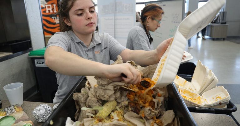 How school campuses in Rochester are combating meals waste with composting