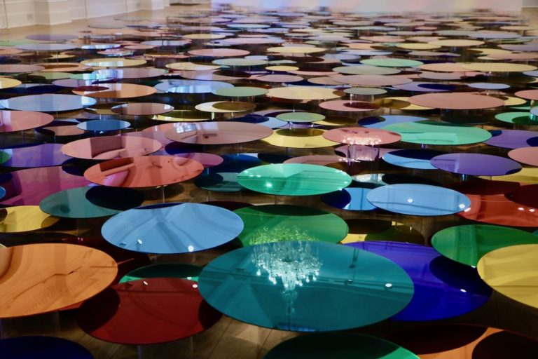 You get “completely satisfied” with the immersive set up of Liz West, constituted of over 700 colourful disks – Colossal