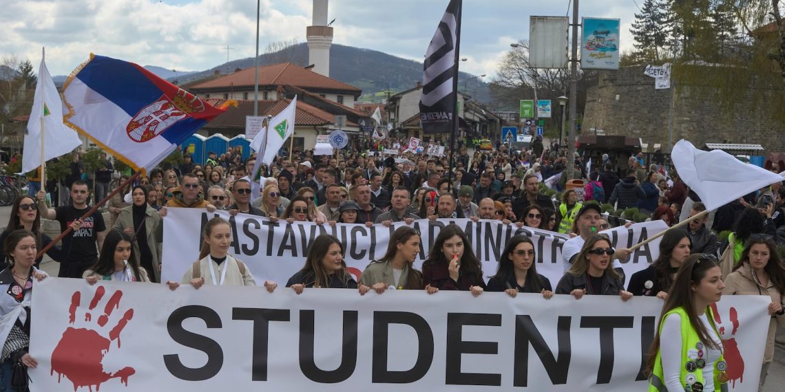 Tensions are mounted earlier than a pro-government rally in Serbia to oppose scholar mass protests