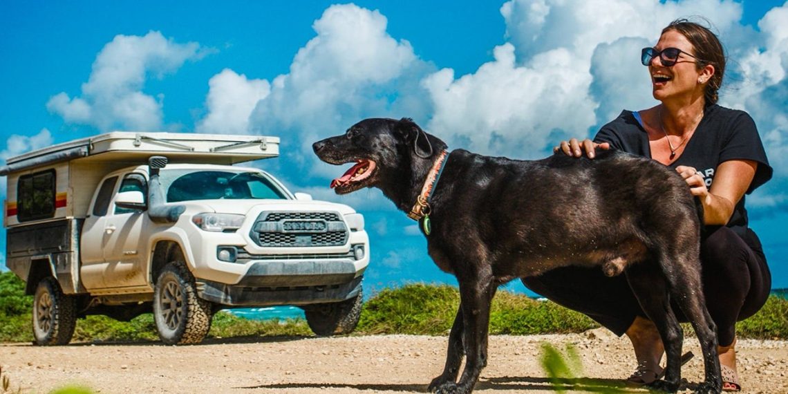 Lady sells home, travels the world together with her canine after private tragedy