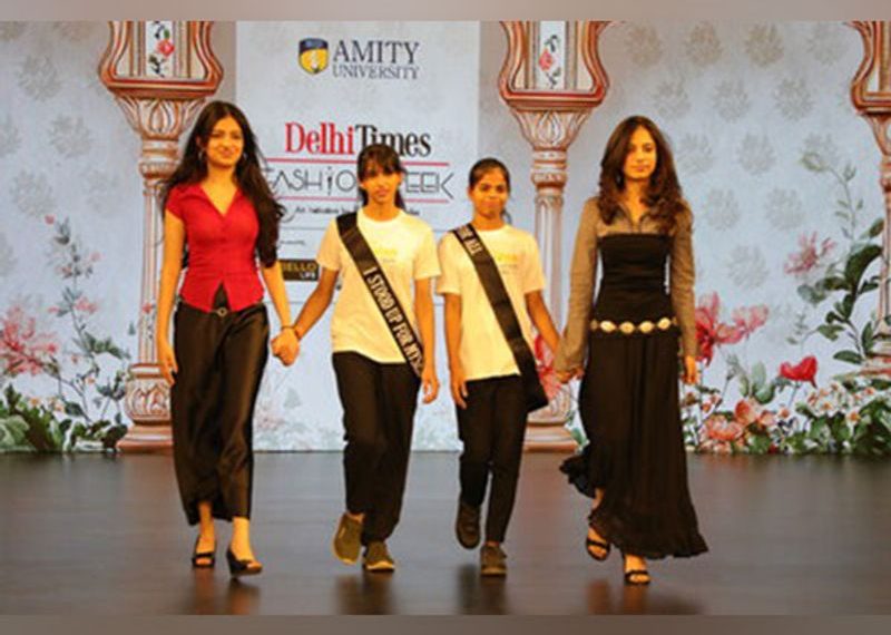 Twin Trailblazers Samaya and Samara Chauhan Stroll The Ramp For Psychological Well being & Academic Equality At Delhi Instances Style Week 2025