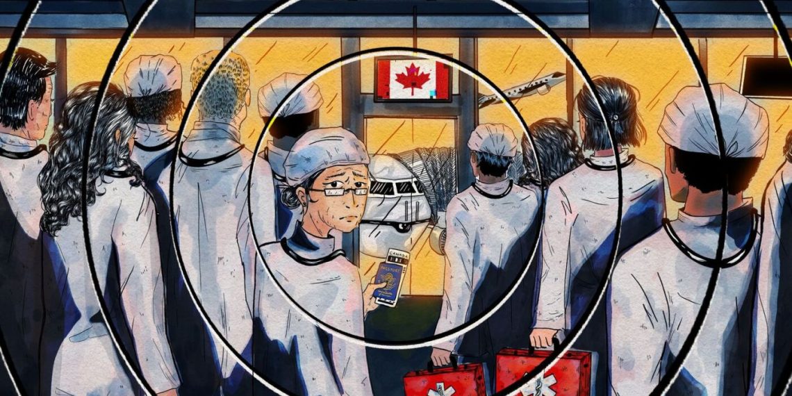 American medical doctors look to relocate to Canada to keep away from the Trump administration : Photographs