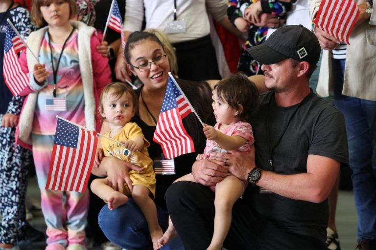 Look: White Africans from South Africa arrive at Dulles Airport to hunt US resettlement