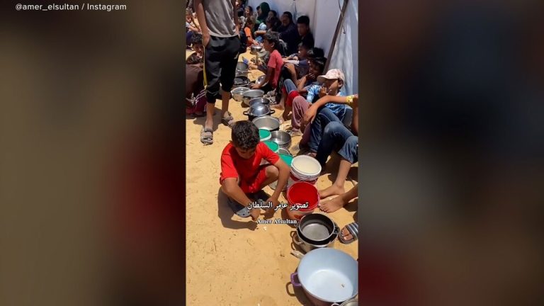 Video Youngsters anticipate meals by group kitchen in Gaza – ABC Information