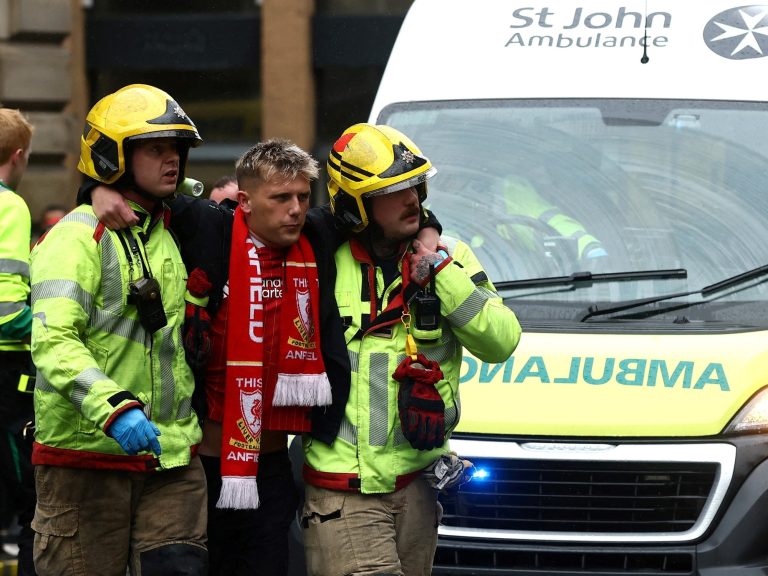 A person ran over some Liverpool followers throughout celebrations after receiving Premier League