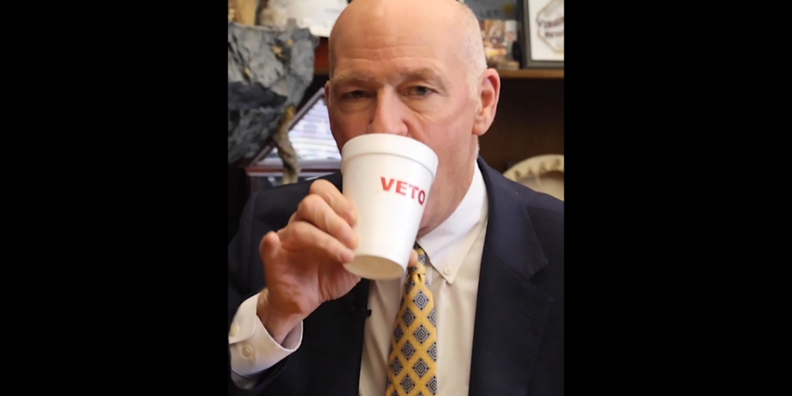 Gianforte vetoes Styrofoam meals containers phase-out invoice |