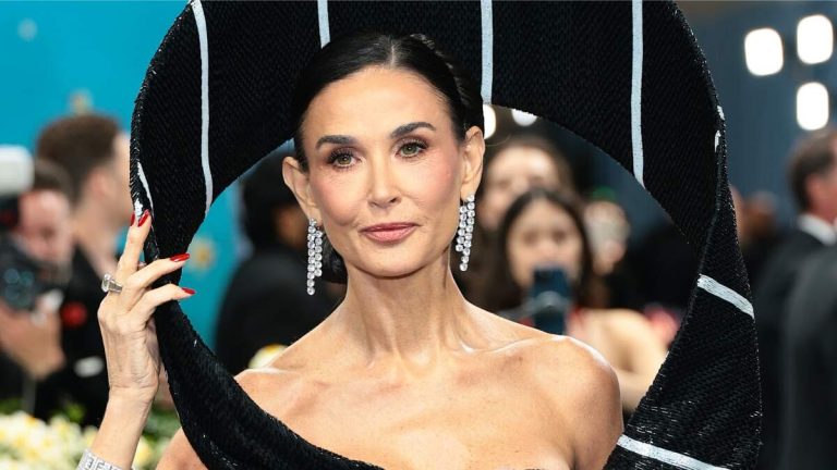 Demi Moore Reveals Off Canine Pilaf’s Lovely Matching Met Gala Look