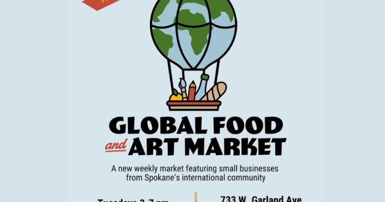 Out of doors market brings worldwide meals and artwork to Spokane’s Garland District | Information