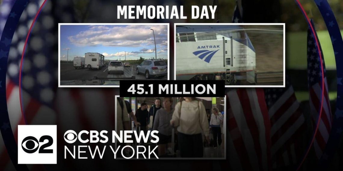 Memorial Day weekend shaping as much as break journey data – CBS Information