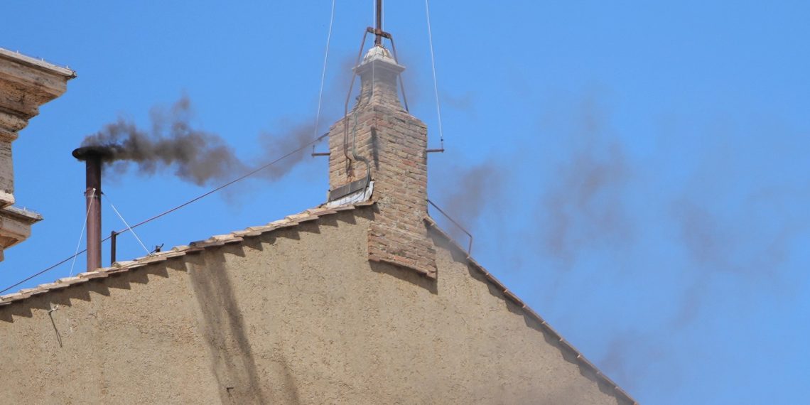 Will there be white smoke within the afternoon?