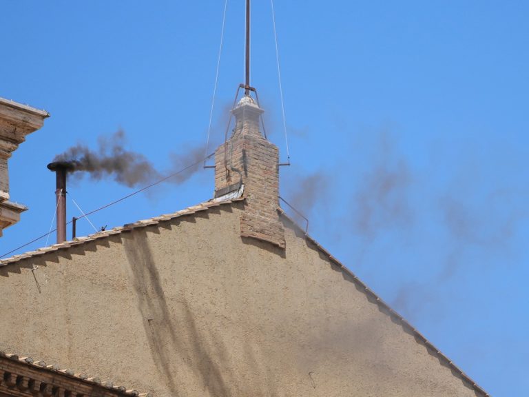 Will there be white smoke within the afternoon?