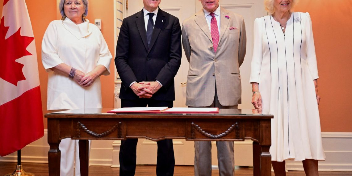 King Carlos of England arrived in the course of the tensions with Donald Trump in Canada