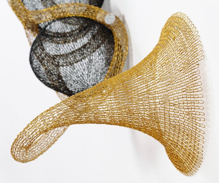 Caio Marcolini weave delicate steel mesh in reproductive cell sculptures – Colossal