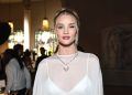 Rosie Huntington-Whiteley’s look exhibits how stylish white denims are