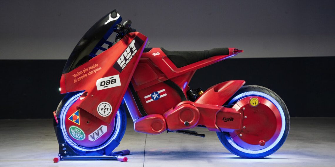 The 3D Dab Motors printed electrical motorbike lasts after Akira Bike