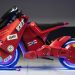 The 3D Dab Motors printed electrical motorbike lasts after Akira Bike