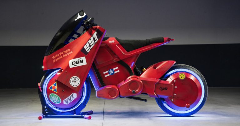 The 3D Dab Motors printed electrical motorbike lasts after Akira Bike