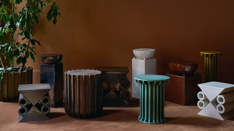 Change into Wilde makes monumental actions with ceramic furnishings