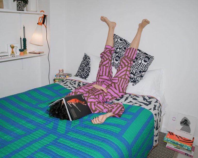 Luxurious mushroom bag, bread paper, geometric PJS + extra