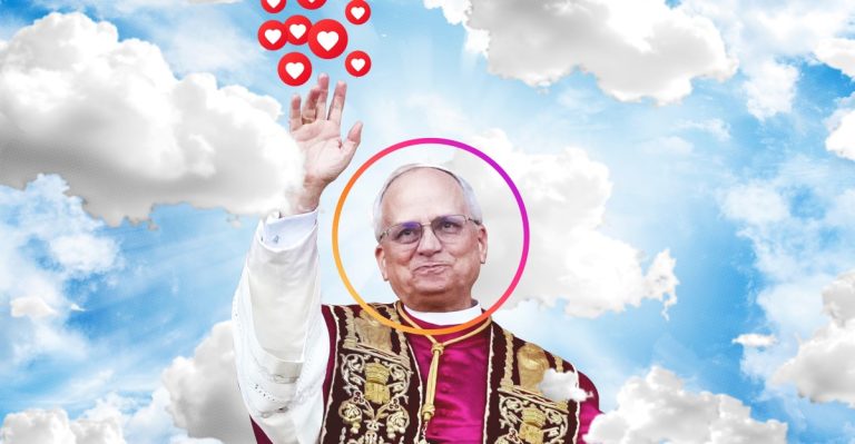 Pope Leu XIV is the primary pope with a web-based fingerprint