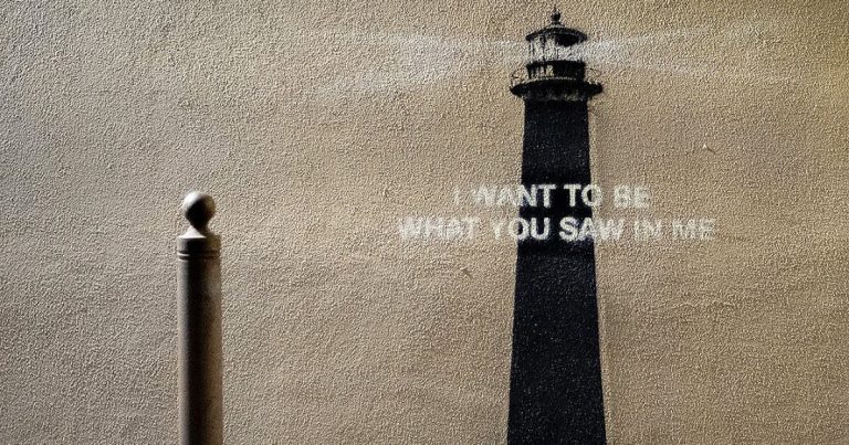 Banksy returns with a sentimental mural of the lighthouse