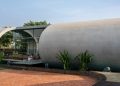 CARAPACE HOUSES OF ACHYUTAM DESIGNS CLASS IN CONCRETE IN INDIA