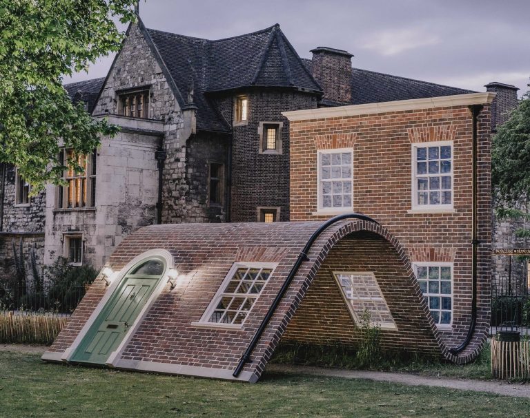 A facade of the encompassing metropolis by Alex Chinneck sits in a London – Colossal Sq.