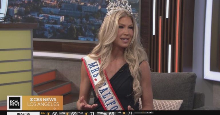 Mrs. California America makes use of crown to champion psychological well being