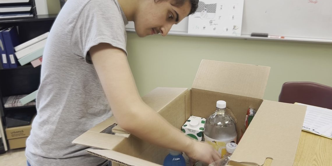 Hermon teenagers support native households via meals financial institution partnership