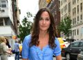 Pippa Middleton’s coral skinny denims are a beautiful alternative for summer season