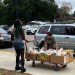 Wyoming college students handing out meals in cell pantry