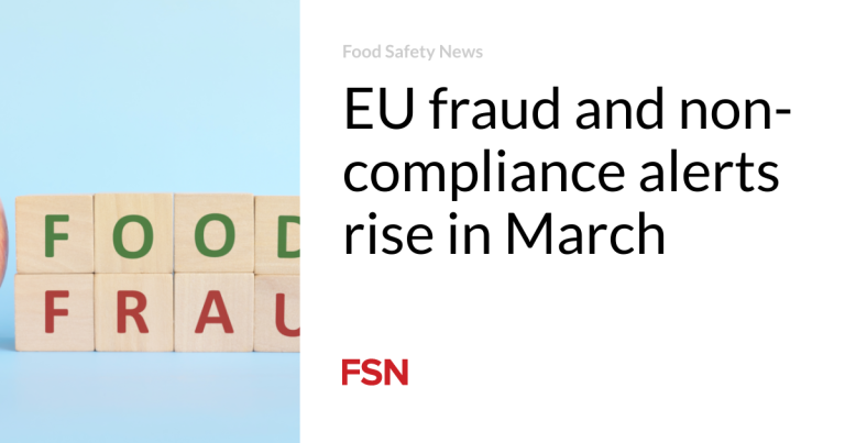 EU fraud and non-compliance alerts rise in March
