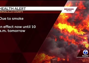 Well being alert issued for Bernalillo County as a result of smoke – Yahoo