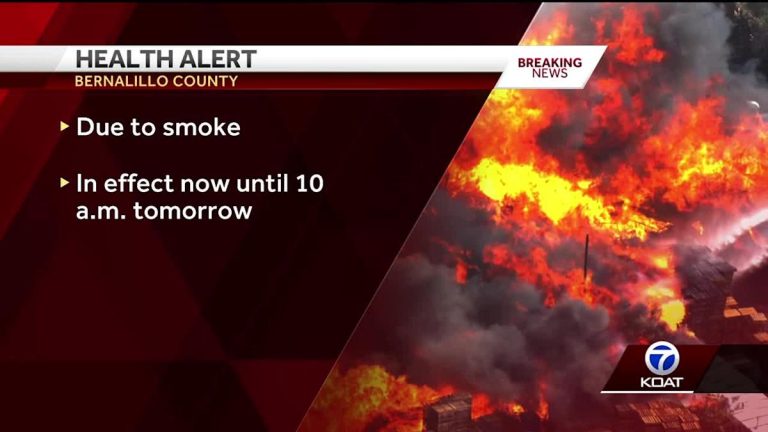Well being alert issued for Bernalillo County as a result of smoke – Yahoo