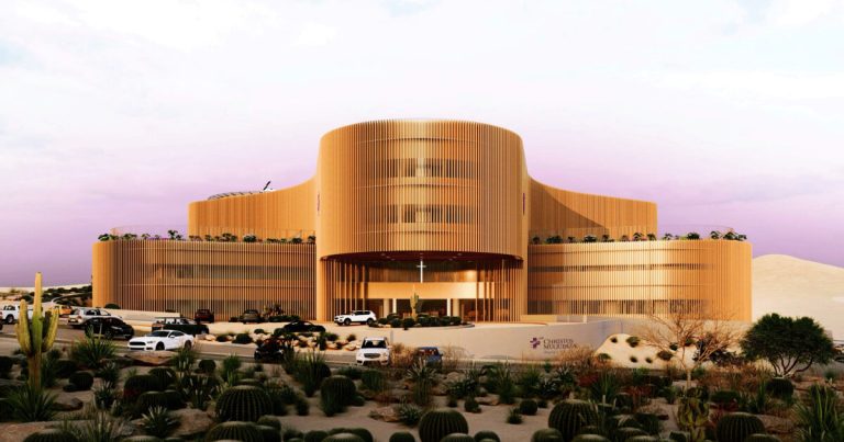 Building begins at Fernando Romero’s radial hospital in Mexico