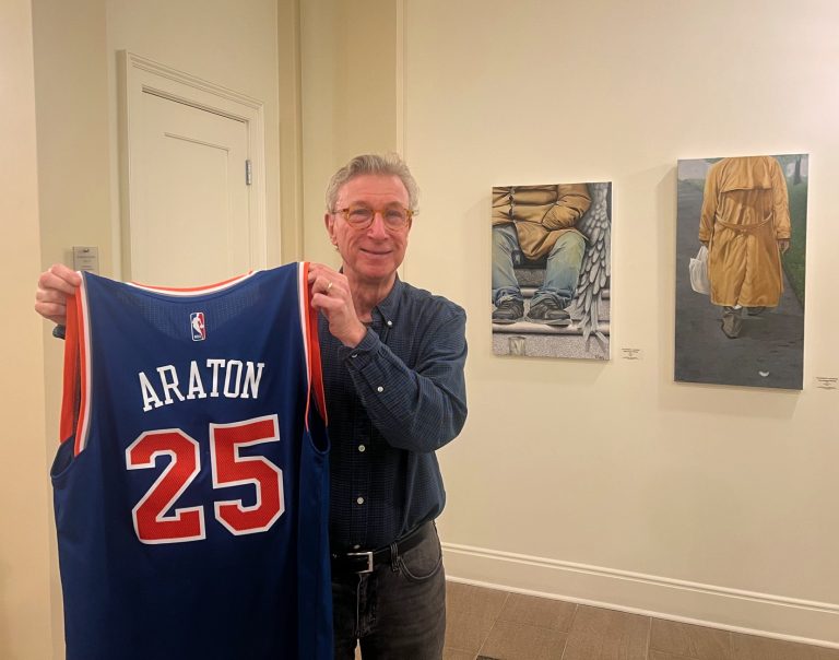 “Arms up with Knicks’s sports activities reporter, Harvey Araton and
