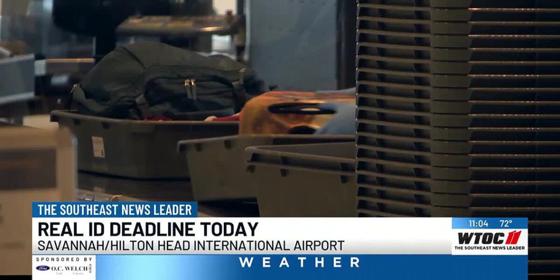 REAL ID deadline arrives for air journey within the U.S. – WTOC