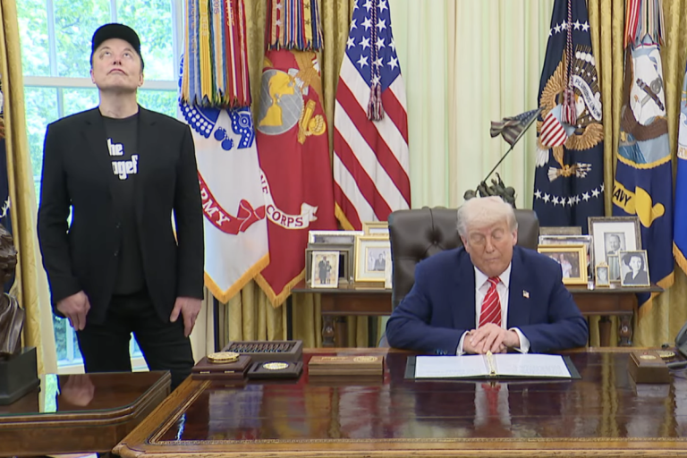 Trump carries out the strangest exit interview in historical past whereas Muschus leaves the White Home – in the intervening time the White Home