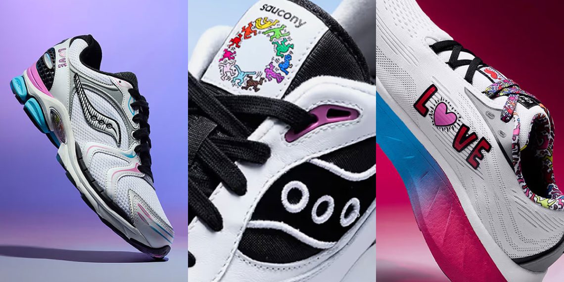 Keith Haring Saucony Life-style Assortment