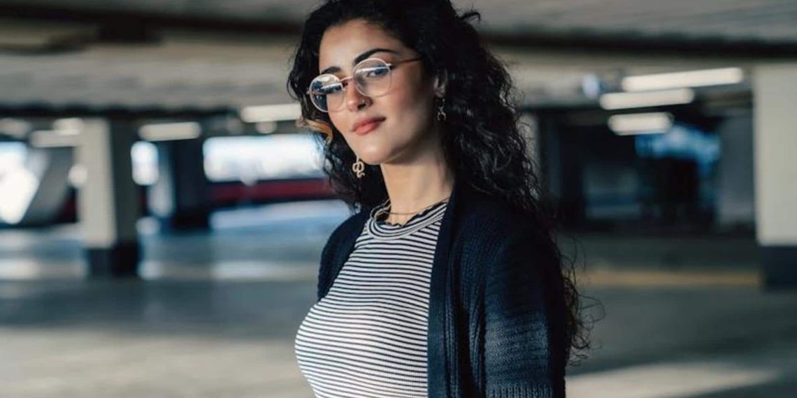 The way to match a basic black cardigan