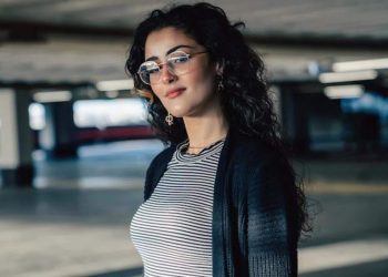 The way to match a basic black cardigan