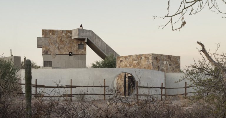 Ludwig Godefroy’s dwelling home is a “backyard with a home” in Mexico